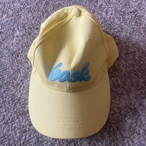 Bask Sunscreen Cap with Blue Embroidery